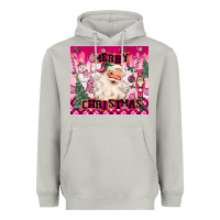 Moon Dust merry pink christmas santa Heavyweight Hoodie - MaliasSmallBusiness