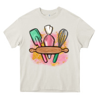 Cream customized kitchen elements Heavy Core Tee - MaliasSmallBusiness