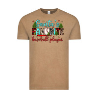 Vintage Coffee santa s favorite baseball player Vintage Tee - JahusDesignShop