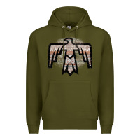 Army Green Western Light Aztec Thunderbird Premium Hoodie - Bettercallsaul