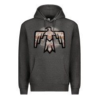 Charcoal Heather Western Light Aztec Thunderbird Premium Hoodie - Bettercallsaul