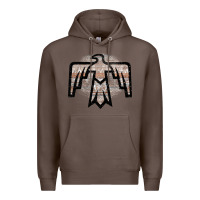 Coffee Western Light Aztec Thunderbird Premium Hoodie - Bettercallsaul