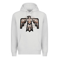 Dove Grey Western Light Aztec Thunderbird Premium Hoodie - Bettercallsaul