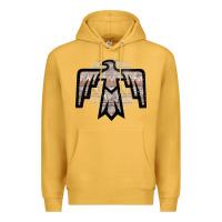 Mustard Western Light Aztec Thunderbird Premium Hoodie - Bettercallsaul
