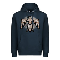 Navy Western Light Aztec Thunderbird Premium Hoodie - Bettercallsaul