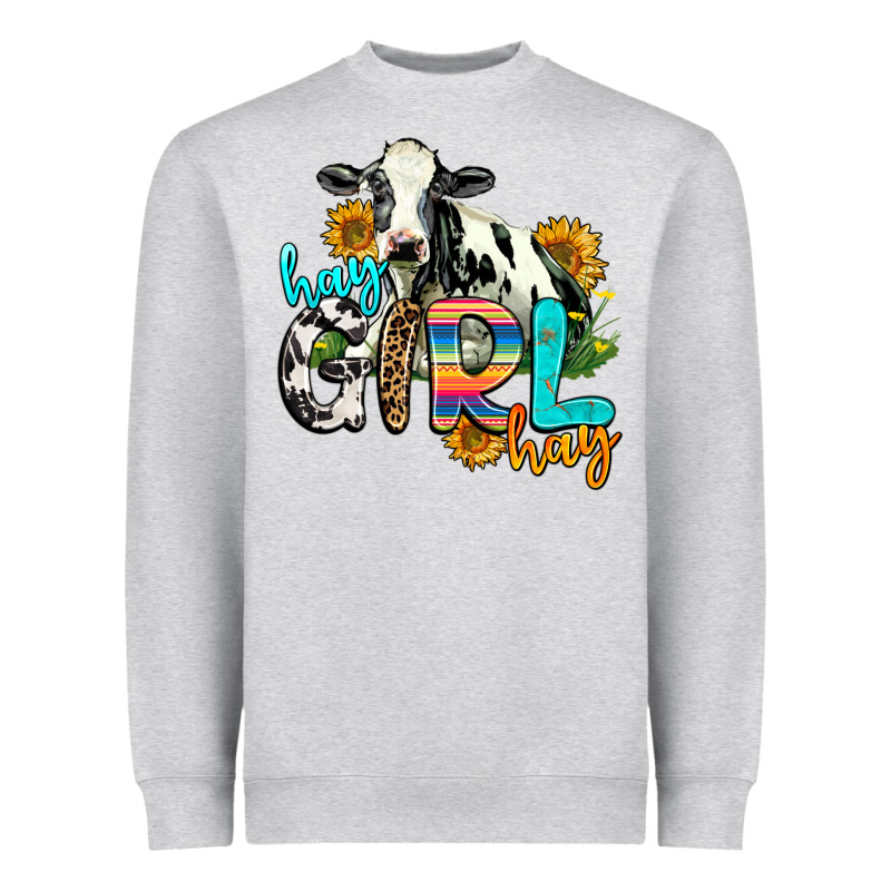 Hay Girl Hay Heavyweight Sweatshirt by AdoDesignShop | Teevron