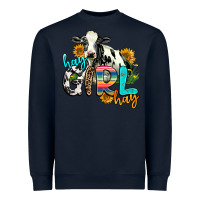 Navy hay girl hay Heavyweight Sweatshirt - AdoDesignShop