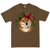Cacao Shiba Inu Christmas Premium Tee - RanaPortraitStore