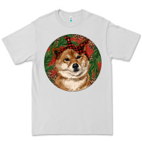 Dove Grey Shiba Inu Christmas Premium Tee - RanaPortraitStore
