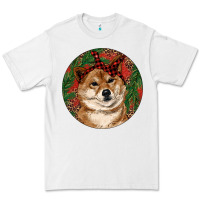 White Shiba Inu Christmas Premium Tee - RanaPortraitStore