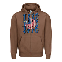 Chestnut 1776 Zipper Hoodie - MaliasSmallBusiness