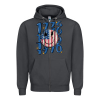 Smoke 1776 Zipper Hoodie - MaliasSmallBusiness