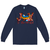 Navy joy to the world Long Sleeve Tee - AdoDesignShop