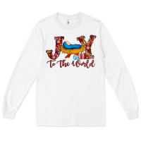 White joy to the world Long Sleeve Tee - AdoDesignShop