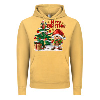 Vintage Mustard merry christmas gnomes Vintage Hoodie - FaDigitalArtStudio