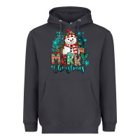 Smoke merry christmas snowman Heavyweight Hoodie - MaliasSmallBusiness
