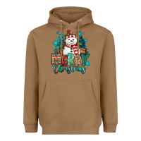 Toasted Coconut merry christmas snowman Heavyweight Hoodie - MaliasSmallBusiness