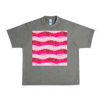 Tornado valentines day glitter and leopard seamless pattern Urban Heavy Tee - BundleAndBundleShop