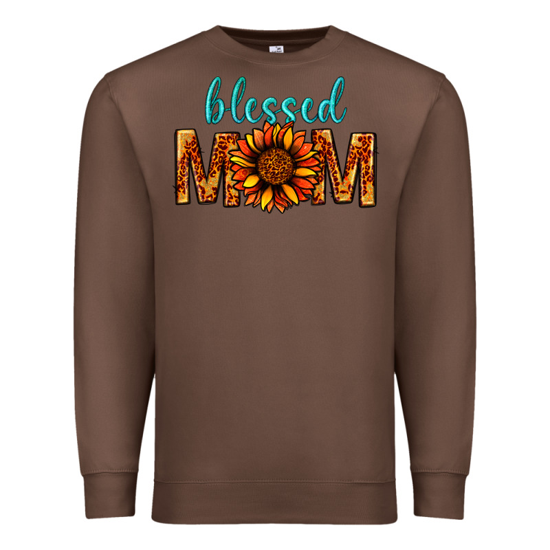 Blessed Mom Premium Sweatshirt by BundleAndBundleShop | Teevron