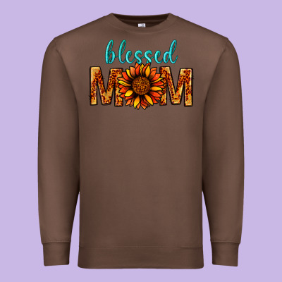 Blessed Mom Premium Sweatshirt Designed By Bundleandbundleshop