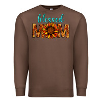 Chestnut Blessed Mom Premium Sweatshirt - BundleAndBundleShop