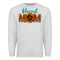 Dove Grey Blessed Mom Premium Sweatshirt - BundleAndBundleShop