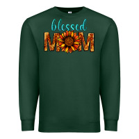 Sports Green Blessed Mom Premium Sweatshirt - BundleAndBundleShop