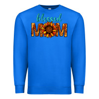 True Royal Blessed Mom Premium Sweatshirt - BundleAndBundleShop