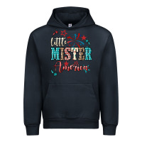 Navy Little mister America 4th of july Urban Hoodie - HowdyJamesFarm