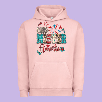 Little Mister America 4th Of July Urban Hoodie Designed By Howdyjamesfarm