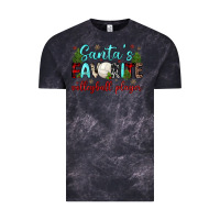 Cloud Black santa s favorite volleyball player Vintage Tee - JahusDesignShop
