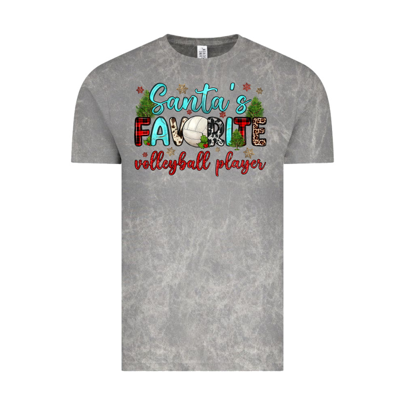 Santa S Favorite Volleyball Player Vintage Tee by JahusDesignShop | Teevron