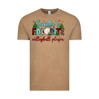 Vintage Coffee santa s favorite volleyball player Vintage Tee - JahusDesignShop