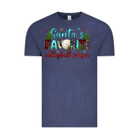 Vintage Denim santa s favorite volleyball player Vintage Tee - JahusDesignShop