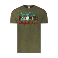 Vintage Olive santa s favorite volleyball player Vintage Tee - JahusDesignShop