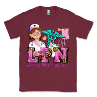 Burgundy lpn licensed practical nurse Classic Tee - AdoDesignShop