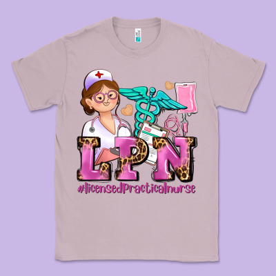 Lpn Licensed Practical Nurse Classic Tee Designed By Adodesignshop
