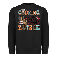 Black cooking is love made edible Heavyweight Sweatshirt - AdoDesignShop