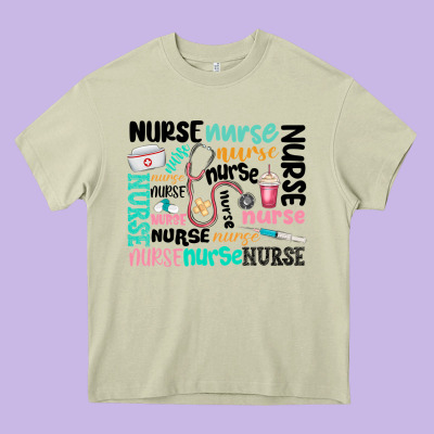 Nurse Heavy Core Tee Designed By Maliassmallbusiness