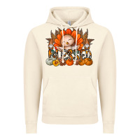 Vintage Artic Thanksgiving Turkey Pumpkin Blessed Vintage Hoodie - CowhideDigitalArt