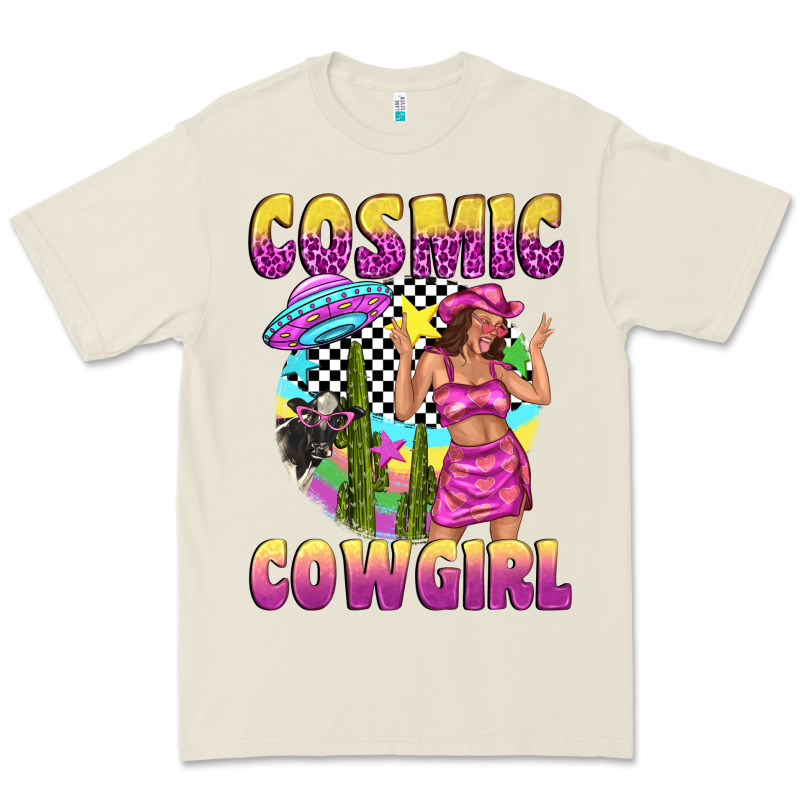 Cosmic Cowgirl Premium Tee by texasbilliewilder | Teevron