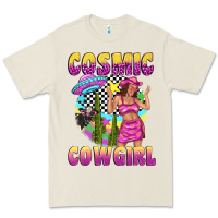 Bone cosmic cowgirl Premium Tee - texasbilliewilder