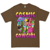Cacao cosmic cowgirl Premium Tee - texasbilliewilder