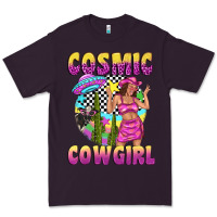 Plum cosmic cowgirl Premium Tee - texasbilliewilder
