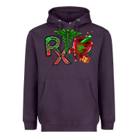 Plum rx christmas pharmacy Heavyweight Hoodie - MaliasSmallBusiness