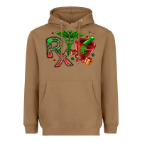 Toasted Coconut rx christmas pharmacy Heavyweight Hoodie - MaliasSmallBusiness