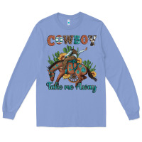 Colony Blue cowboy take me away rodeo Long Sleeve Tee - Artiststas