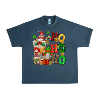 Midnight Navy ho ho ho christmas latte with gnomies Urban Heavy Tee - AdoDesignShop