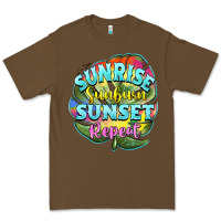 Cacao sunrise sunburn sunset repeat Premium Tee - BarkalooDesign