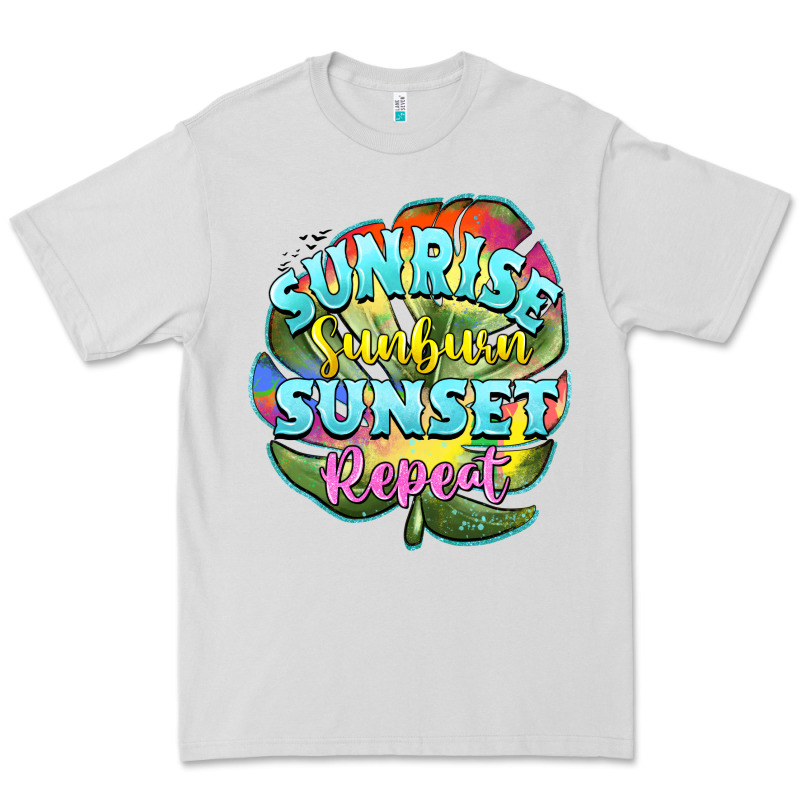 Sunrise Sunburn Sunset Repeat Premium Tee by BarkalooDesign | Teevron
